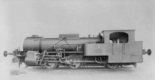 C-Tenderlokomotive für Werks- und Hüttenbetriebe (Hanomag, Hannover) : Technikgeschichte | Maschinenbau | Verkehrswesen | Eissenbahnwesen | Kleinbahnen (Lokomotiven und Wagen)