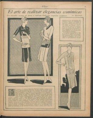 El arte de realizar elegancias económicas : Con juveniles sweaters de jersey se realizan lindísimas elegancias económicas