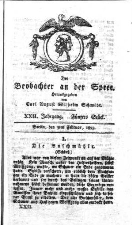 5. Stueck, 3. Februar 1823