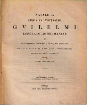 Ad historiam astronomiae symbola : (Gratulationsschrift.)