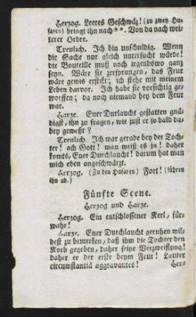 17v-20v, Fuenfte Scene; Sechste Scene