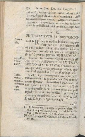 Tit. X. De Testamentis (a) Ordinandis.