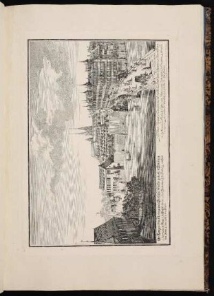 Die Königs=brücken, insgemein Parfüßer=brücken genan[n]t, zu Nürnberg. - Museumsbrücke, Nürnberg