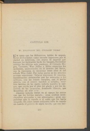 Capítulo XIX - El juramento del Corsario Negro