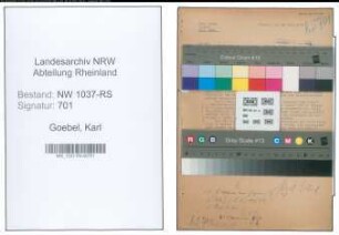 Entnazifizierung Karl Goebel , geb. 30.10.1909 (Lehrer)