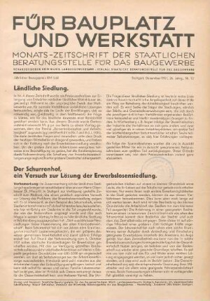 Ländliche Siedlung