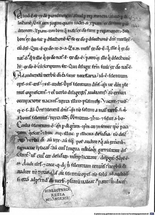 Miscellanea moralia. Sermo ad monachos [u.a.] - BSB Clm 14446 a