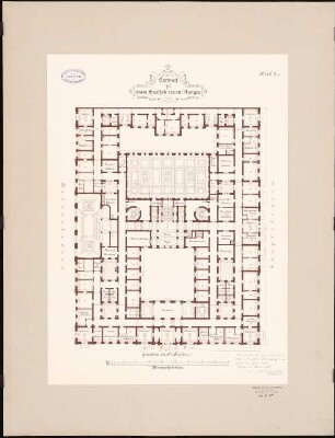 Gasthaus 1. Ranges: Grundriss 1. OG 1:200