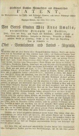 Kopftitel / Text