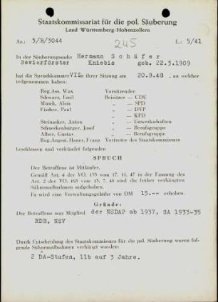 Schäfer, Hermann