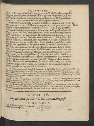 Caput IV. Imperium nostrum recte Romanum dici posse