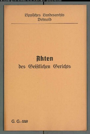 Anna Margarete Boberg in Wüsten gegen Johann Tölle in Wüsten, verlobt mit Anna Ursula Böcke, wegen einer Eheklage