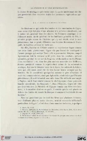 § 2: Résumé de l’histoire de Cypre