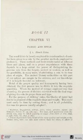 Chapter VI: Fabric and Style