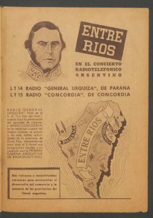 Entre Ríos en el concierto radiotelefónico argentino