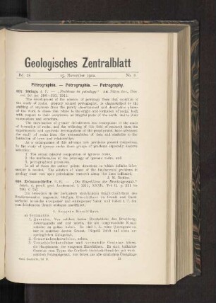 15. November 1912. No. 8.