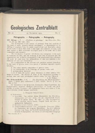15. November 1912. No. 8.