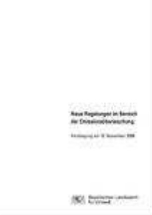 Neue Regelungen im Bereich der Emissionsüberwachung : Fachtagung am 15. November 2006