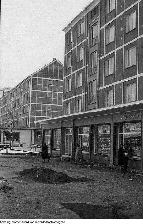 Dresden, Striesen. Bau, Oktober 1956 - Dezember 1957