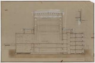 Schauspielhaus, Wuppertal: Querschnitt 1:50