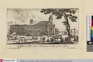 L'Eglise de Nostre Dame de Portincule en Italie proche d'Asize