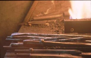 AW Stuttgart Bad Cannstatt Schmiede Werkstück Meissel