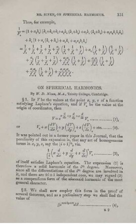 On spherical harmonics.