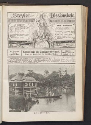 36. Jahrgang. Nr. 3. Dezember 1908