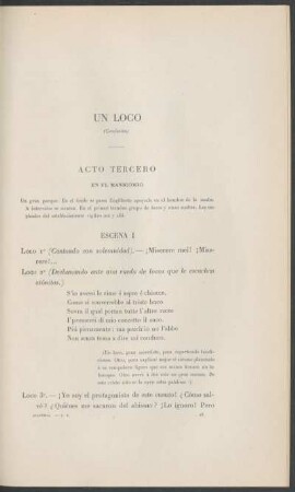 Un loco - (Conclusión) : Drama en tres actos y un prólogo