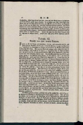 Tabula XI. Bericht von einer ovalen Treppen.