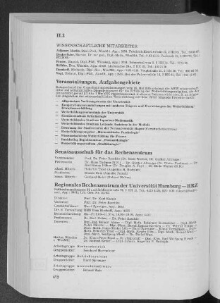 Regionales Rechenzentrum der Universität Hamburg - RRZ