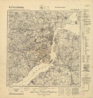 1325 (alte Nr.: 209) Kappeln, Topographische Karte 1:25000 4-cm - Karte)