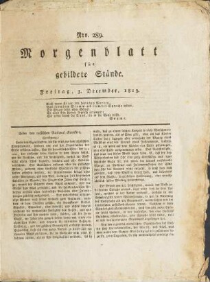 1813: Nro. 289