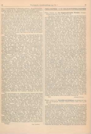 Philosophie, Religionsphilosophie