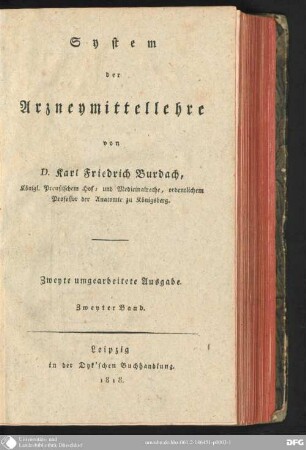2: System der Arzneymittellehre