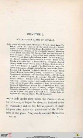 Chapter I : Distinguished Parsis of Gujarat