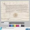 Kaiser Maximilian II. erstreckt für Bürgermeister und Rat der Stadt Nürnberg die Frist zum Empfang der böhmischen Lehen bis auf 3 Wochen nach seiner bevorstehenden Ankunft in Böhmen.