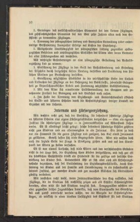 Internate und Fürsorgeerziehung