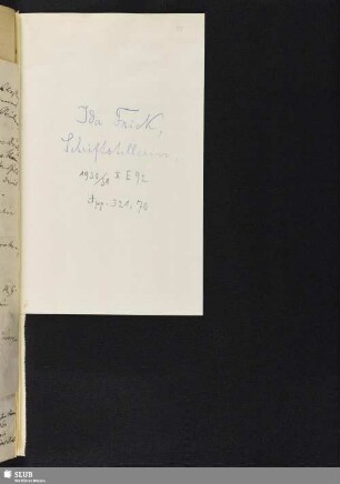 70. Frick, Ida