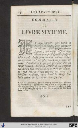 Livre Sixieme