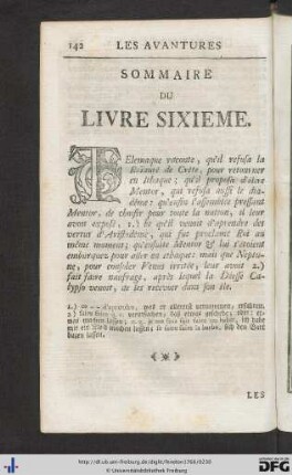 Livre Sixieme