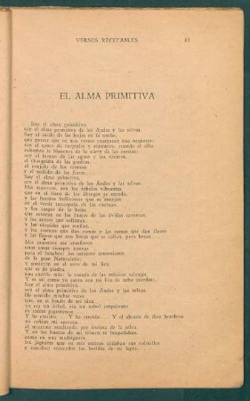 El alma primitiva
