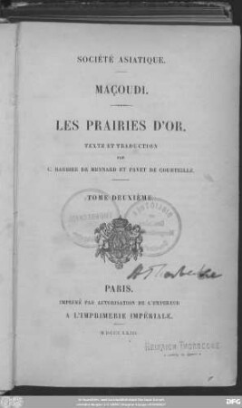 T. 2: Les Prairies d'or