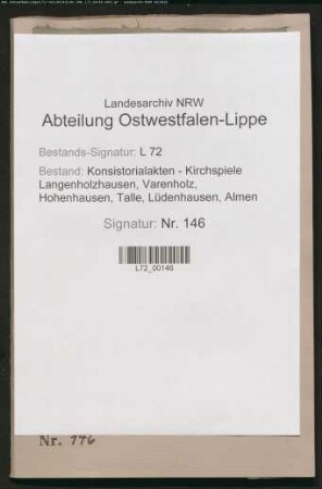 Amtshandlungen und Gemeindeleben