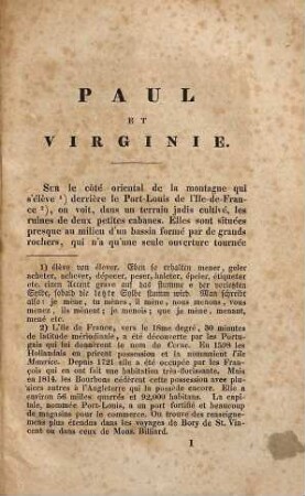 Paul et Virginie : mit grammatischen Erläuterungen und Hinweisungen auf die Sprachlehren von Frings, Hirzel, Mozin und Sanguin und einem Wörterbuche