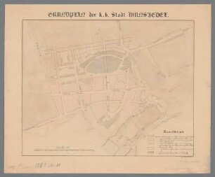 Landkarte, Plan oder Situationszeichnung - BSB Cod.icon. 180 i(10