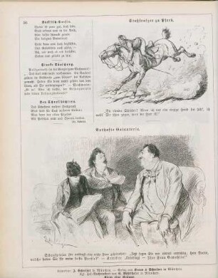 "Stoßseufzer zu Pferd" "Boshafte Galanterie"