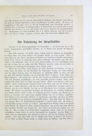 Die Bekehrung der Angelsachsen