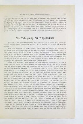 Die Bekehrung der Angelsachsen