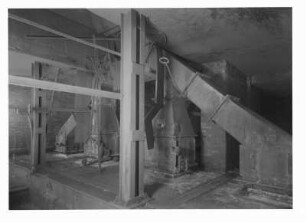 Industrie-Kraftwerk. Kesselhaus, Entaschungsanlage : Lauta (Niederlausitz). Industrie-Kraftwerk. Kesselhaus, Entaschungsanlage